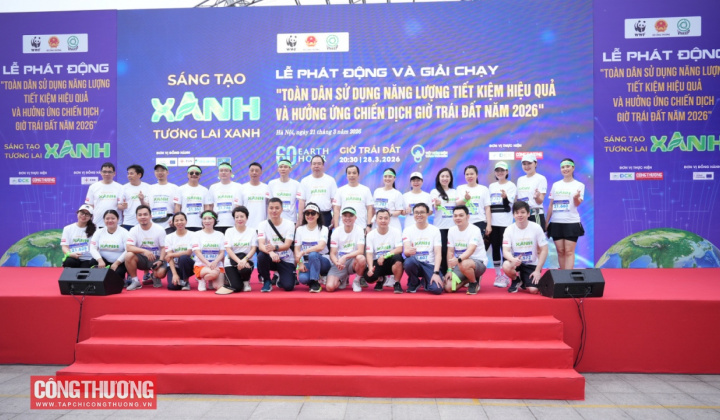 Tập đoàn Điện lực Việt Nam: Lan tỏa thông điệp sử dụng năng lượng tiết kiệm và hiệu quả từ những bước chạy "xanh"