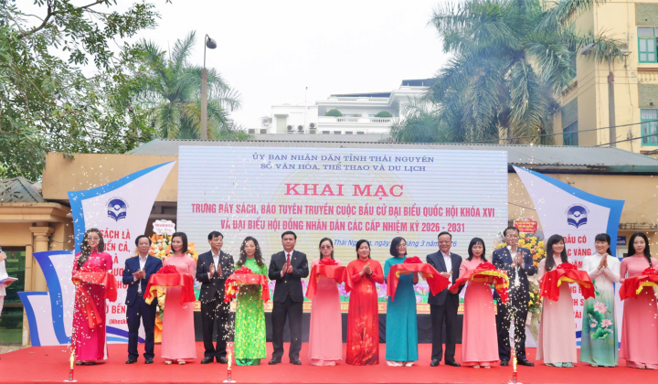 Hơn 1.000 tư liệu được trưng bày: Thái Nguyên tăng chiều sâu tuyên truyền về bầu cử