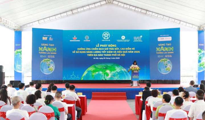 Hà Nội phát động hưởng ứng Chiến dịch Giờ Trái đất 2026, kêu gọi tiết kiệm điện trong cao điểm hè