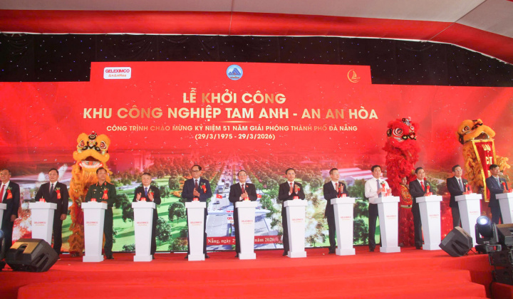 Đà Nẵng: Khởi công Khu công nghiệp Tam Anh - An An Hòa hơn 4.100 tỷ đồng