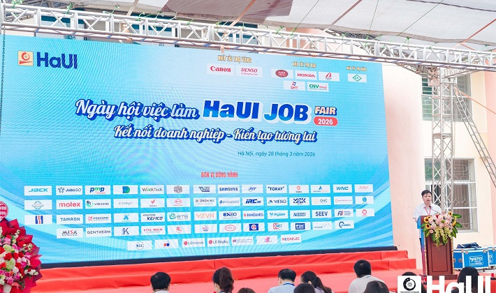 Job Fair 2026 tại Đại học Công nghiệp Hà Nội: 70 doanh nghiệp đồng hành, mở rộng cơ hội việc làm cho sinh viên