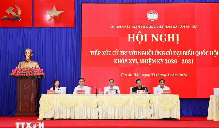 TP. Hồ Chí Minh: Hội nghị tiếp xúc giữa cử tri với người ứng cử đại biểu Quốc hội khóa XVI