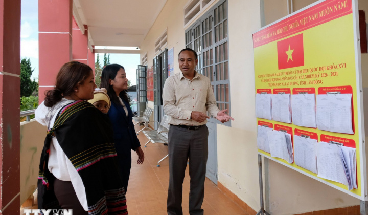 Lâm Đồng: Đồng bào dân tộc K’Ho hướng về ngày hội non sông