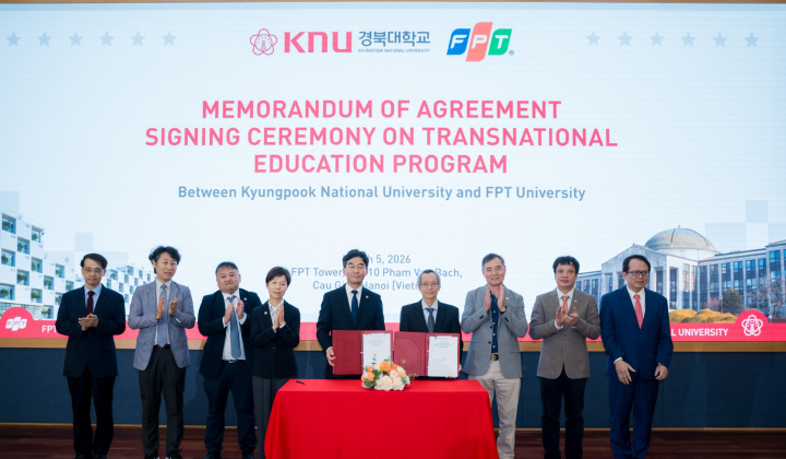 Tập đoàn FPT hợp tác với đại học Hàn Quốc đào tạo nhân lực công nghệ toàn cầu