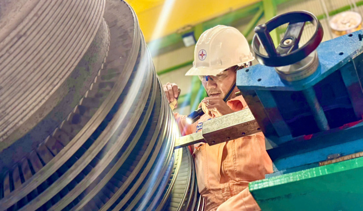 Công ty EPS: Hoàn thành đại tu tuabin 60MW