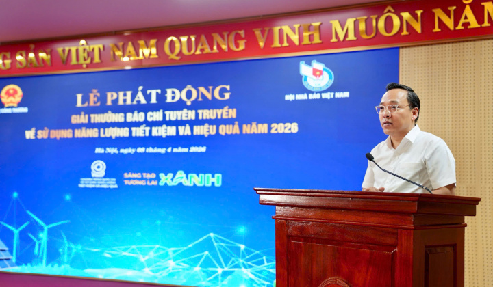 Phát động Giải báo chí tuyên truyền sử dụng năng lượng tiết kiệm và hiệu quả năm 2026