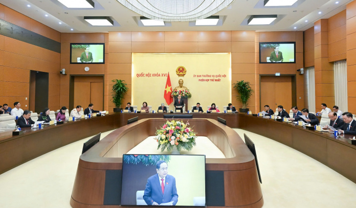 Chương trình đợt 2 Phiên họp thứ Nhất của Ủy ban Thường vụ Quốc hội khóa XVI