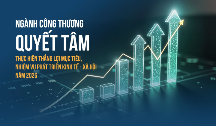 Ngành Công Thương quyết tâm thực hiện thắng lợi mục tiêu, nhiệm vụ phát triển kinh tế - xã hội năm 2026