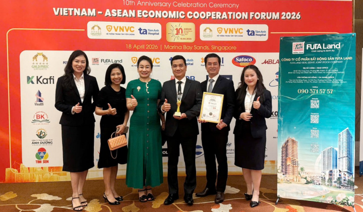 FUTA Land vào Top 5 Thương hiệu Mạnh ASEAN 2026, khẳng định năng lực hội nhập