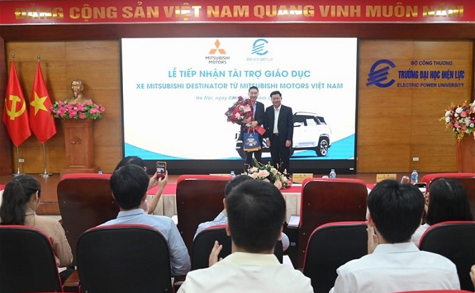 EPU: Tiếp nhận xe Mitsubishi Destinator phục vụ đào tạo, thực hành lĩnh vực ô tô