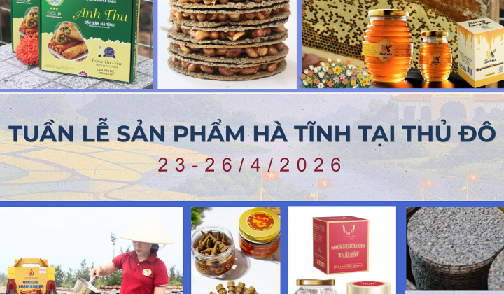 “Sức sống hàng Việt” số 5: Tuần lễ sản phẩm Hà Tĩnh tại Thủ đô