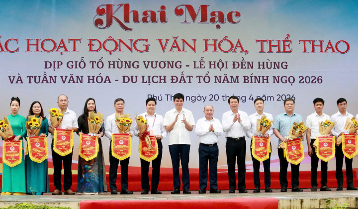 Khai mạc chuỗi hoạt động văn hóa, thể thao Giỗ Tổ Hùng Vương - Lễ hội Đền Hùng năm 2026