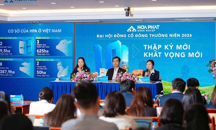 Cổ đông Nông nghiệp Hòa Phát nhận 36% cổ tức tiền mặt trong năm 2026