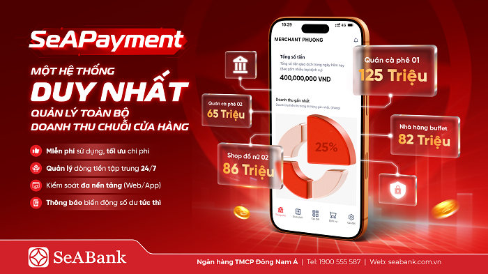 SeABank ra mắt SeAPayment - Nền tảng quản lý thanh toán giúp chủ shop kiểm soát dòng tiền