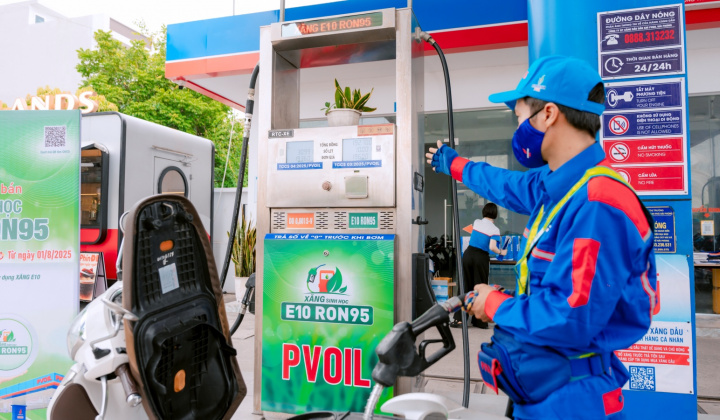 Liên kết chuỗi giá trị, PVOIL sẵn sàng nguồn cung xăng E10