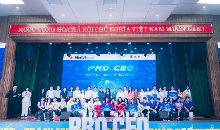 PRO CEO 2026: Sinh viên Trường Kinh tế - HaUI thử sức quản trị trong kỷ nguyên AI