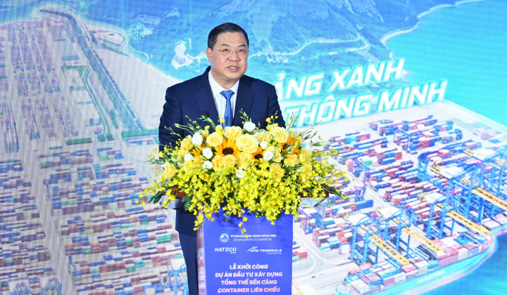 Đà Nẵng: Khởi công Dự án đầu tư xây dựng tổng thể Bến cảng container Liên Chiểu