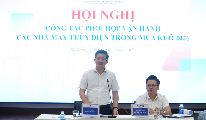 Phối hợp chặt chẽ, tối ưu vận hành thủy điện miền Trung mùa khô 2026