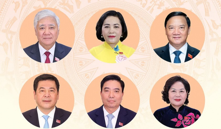 6 Phó chủ tịch Quốc hội nhiệm kỳ 2026-2031