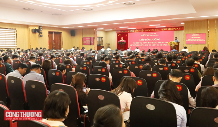 Đảng ủy Bộ Công Thương: Nâng cao năng lực lãnh đạo cho đội ngũ Bí thư Chi bộ và cấp ủy viên cơ sở