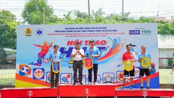 Trường Đại học Công Thương Thành phố Hồ Chí Minh bế mạc hội thao Công đoàn năm 2026