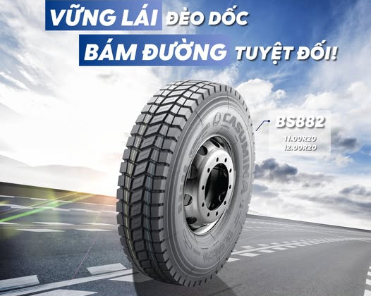 Casumina Radial BS882: Lốp tải nặng cho cung đường phức tạp