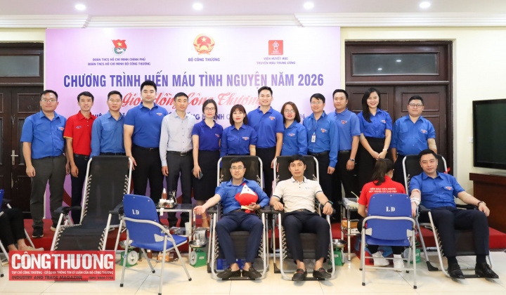 “Giọt hồng Công Thương” 2026: Lan tỏa tinh thần sẻ chia vì cộng đồng