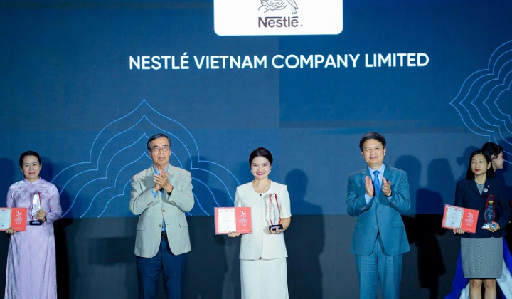 Nestlé Việt Nam được vinh danh tại giải thưởng Rồng vàng lần thứ 25