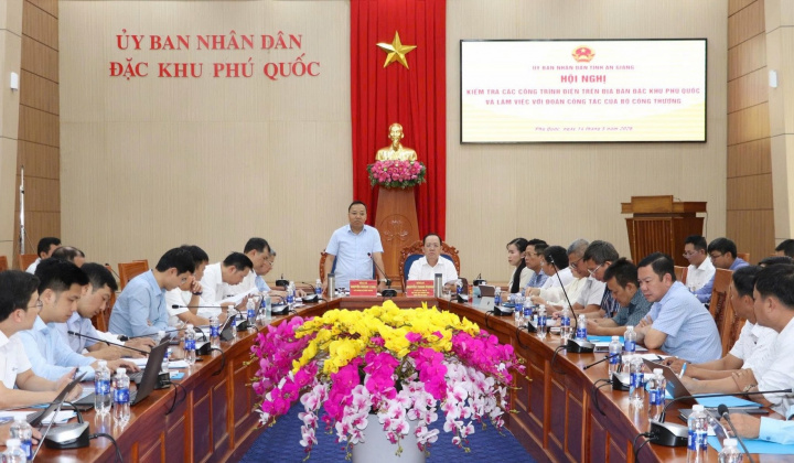 Thứ trưởng Nguyễn Hoàng Long làm việc với tỉnh An Giang về Quy hoạch điện VIII điều chỉnh