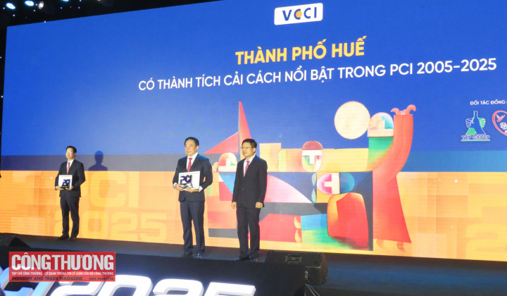 Thành phố Huế nằm trong Top 3 địa phương có thành tích cải cách PCI nổi bật giai đoạn 2005 - 2025