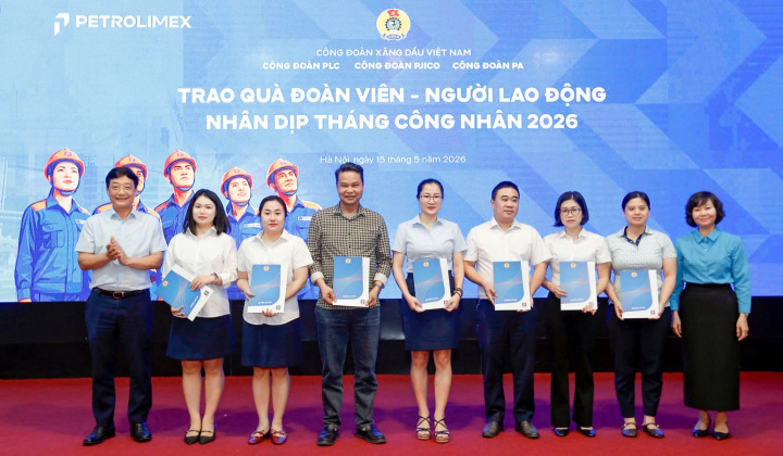 Công đoàn PLC, PJICO và Petrolimex Aviation phối hợp triển khai các hoạt động Tháng Công nhân năm 2026