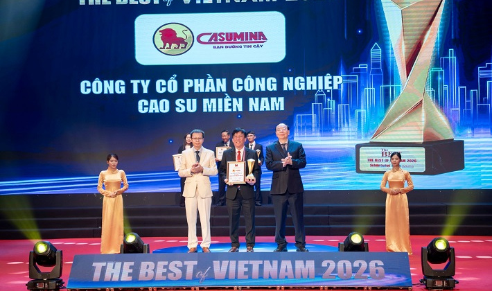 Casumina được vinh danh tại “The Best of Vietnam 2026”
