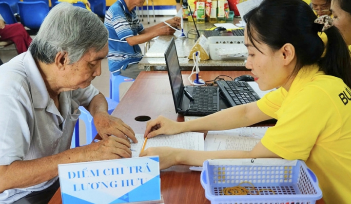Tăng 8% lương hưu và trợ cấp từ ngày 01/7/2026