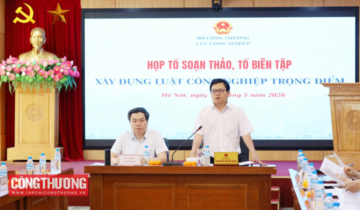 Bộ Công Thương họp Tổ soạn thảo, Tổ biên tập xây dựng Luật Công nghiệp trọng điểm