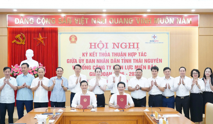 EVNNPC và Thái Nguyên tăng cường hợp tác phát triển hạ tầng điện giai đoạn 2026-2030