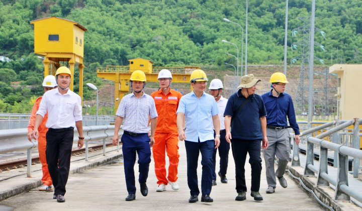 Bộ Công Thương kiểm tra về công tác đánh giá an toàn đập, hồ chứa tại Thủy điện Trung Sơn