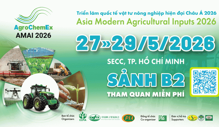 Sắp diễn ra Triển lãm quốc tế vật tư nông nghiệp hiện đại Châu Á - AMAI Vietnam 2026