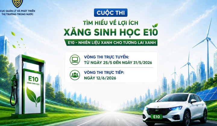 Khởi động Cuộc thi “Tìm hiểu lợi ích của xăng sinh học E10”