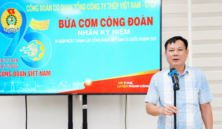 Chăm lo từ bữa ăn ca: Dấu ấn một thập kỷ của Công đoàn Tổng công ty Thép Việt Nam