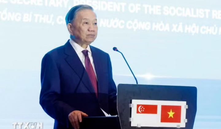 Tổng Bí thư, Chủ tịch nước Tô Lâm: Hợp tác công nghệ sẽ trở thành một trụ cột quan trọng trong quan hệ Việt Nam-Singapore
