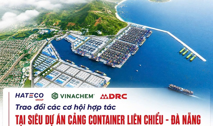 Vinachem làm việc với Tập đoàn Hateco về cung ứng sản phẩm cao su kỹ thuật cho Cảng Liên Chiểu