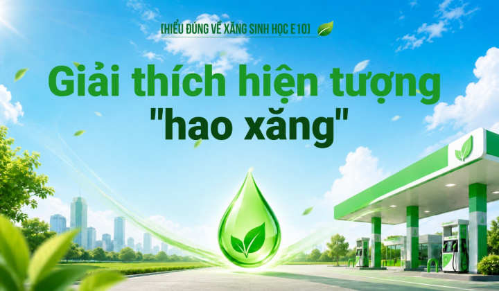 [Hiểu đúng về xăng E10] Giải thích hiện tượng "hao xăng"