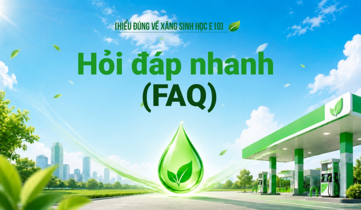 [Hiểu đúng về xăng E10] Hỏi đáp nhanh