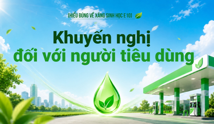 [Hiểu đúng về xăng E10] Khuyến nghị đối với người tiêu dùng