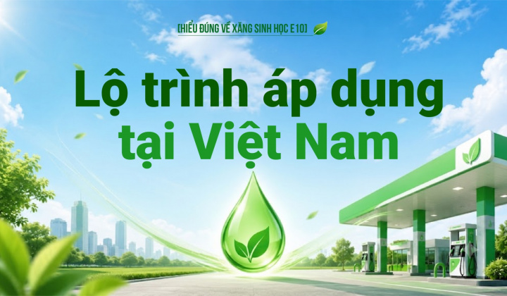 [Hiểu đúng về xăng E10] Lộ trình áp dụng tại Việt Nam