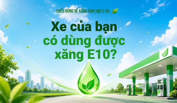 [Hiểu đúng về xăng E10] Xe của bạn có dùng được xăng E10?