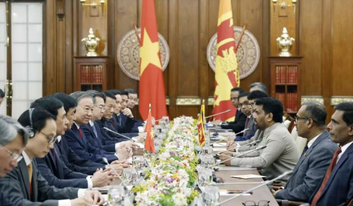 Tổng Bí thư, Chủ tịch nước Tô Lâm hội đàm với Tổng thống Sri Lanka