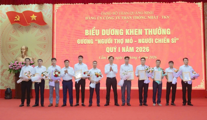 Lan tỏa hình ảnh “Người Thợ mỏ - Người Chiến sĩ” trong Đảng bộ Công ty Than Thống Nhất - TKV