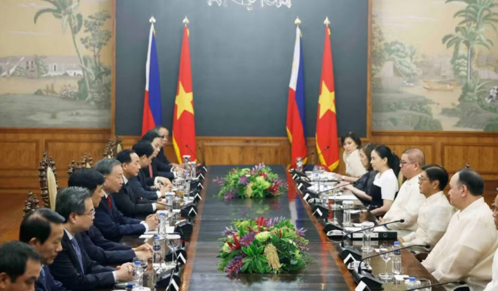 Tổng Bí thư, Chủ tịch nước Tô Lâm và Tổng thống Philippines Ferdinand Romualdez Marcos Jr. hội đàm cấp Nhà nước
