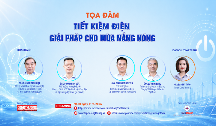 [Tọa đàm trực tuyến] Tiết kiệm điện: Giải pháp cho mùa nắng nóng